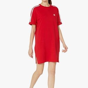 ADIDAS — Originals Women’s Tee Dress, Red, Size XS